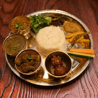 Goat Dal Bhat