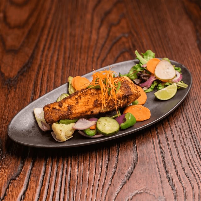 Grilled Salmon.