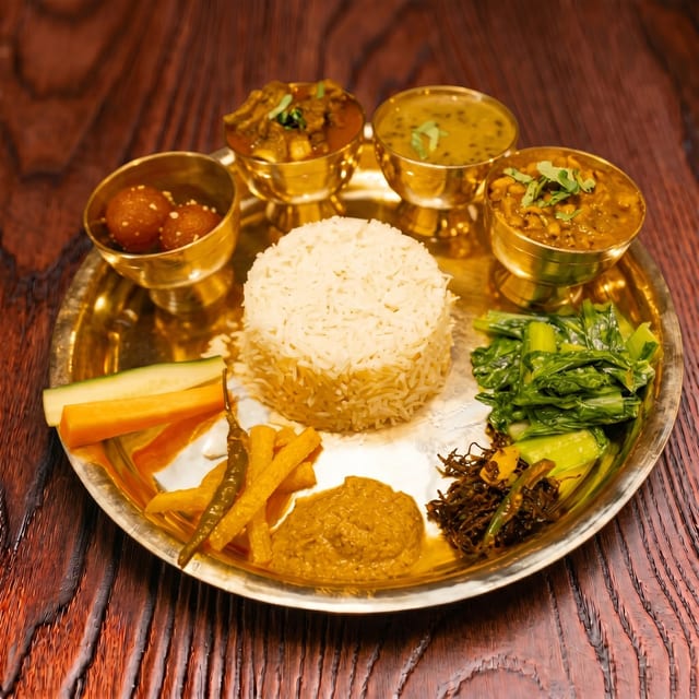 Veg Dal Bhat.