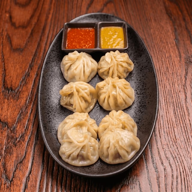 Veg Steamed Momo.